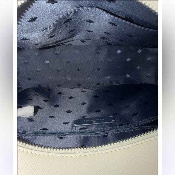 Kate Spade staci colorblock satchel/crossbody Niagara blue saffiano leather nwot - Picture 3 of 3